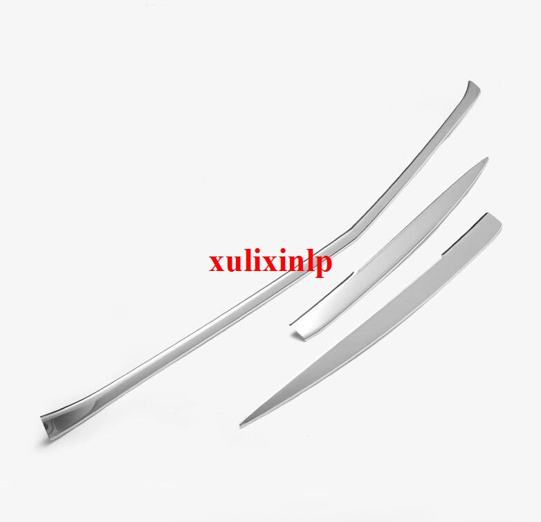 For Cadillac CT6 2019-2020 Stainless Chrome Front Bumper Bright Strip Cover Trim