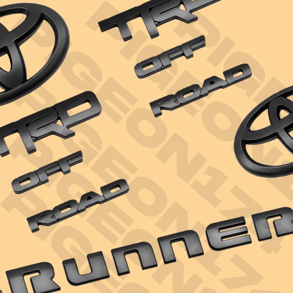 Emblem Overlay Kits For 4runner Off Road 2017-2024 Badge Protect PT948-89180-02
