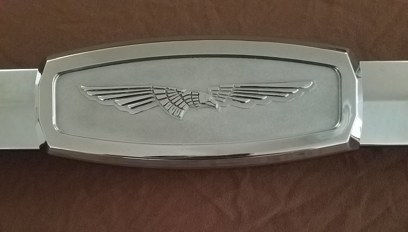 Very, Very Nice Hearse Chrome Landau Bars Custom Trim Molding Bars 57 7/8″ long
