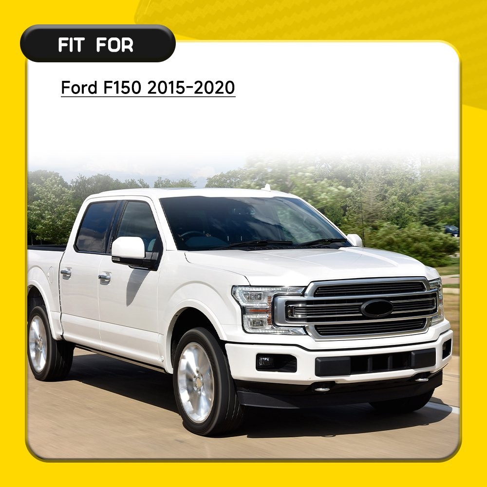 For Ford F150 2015-2020 Interior Door Cover Handle Trim Decor Shell Accessories