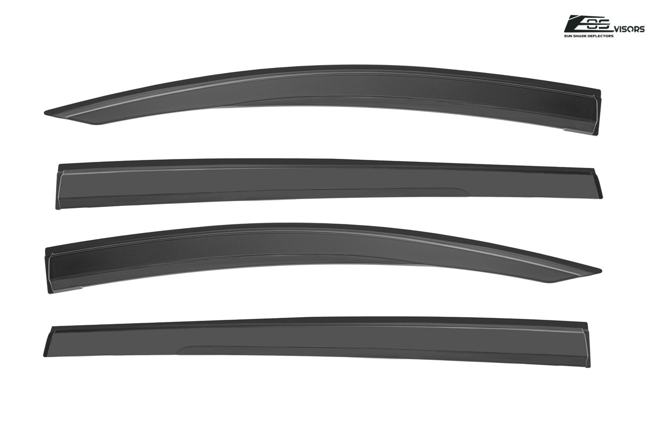 EOS Visors For 21-Up Toyota Sienna JDM Mugen Tape-On Side Window Vent Rain Guard