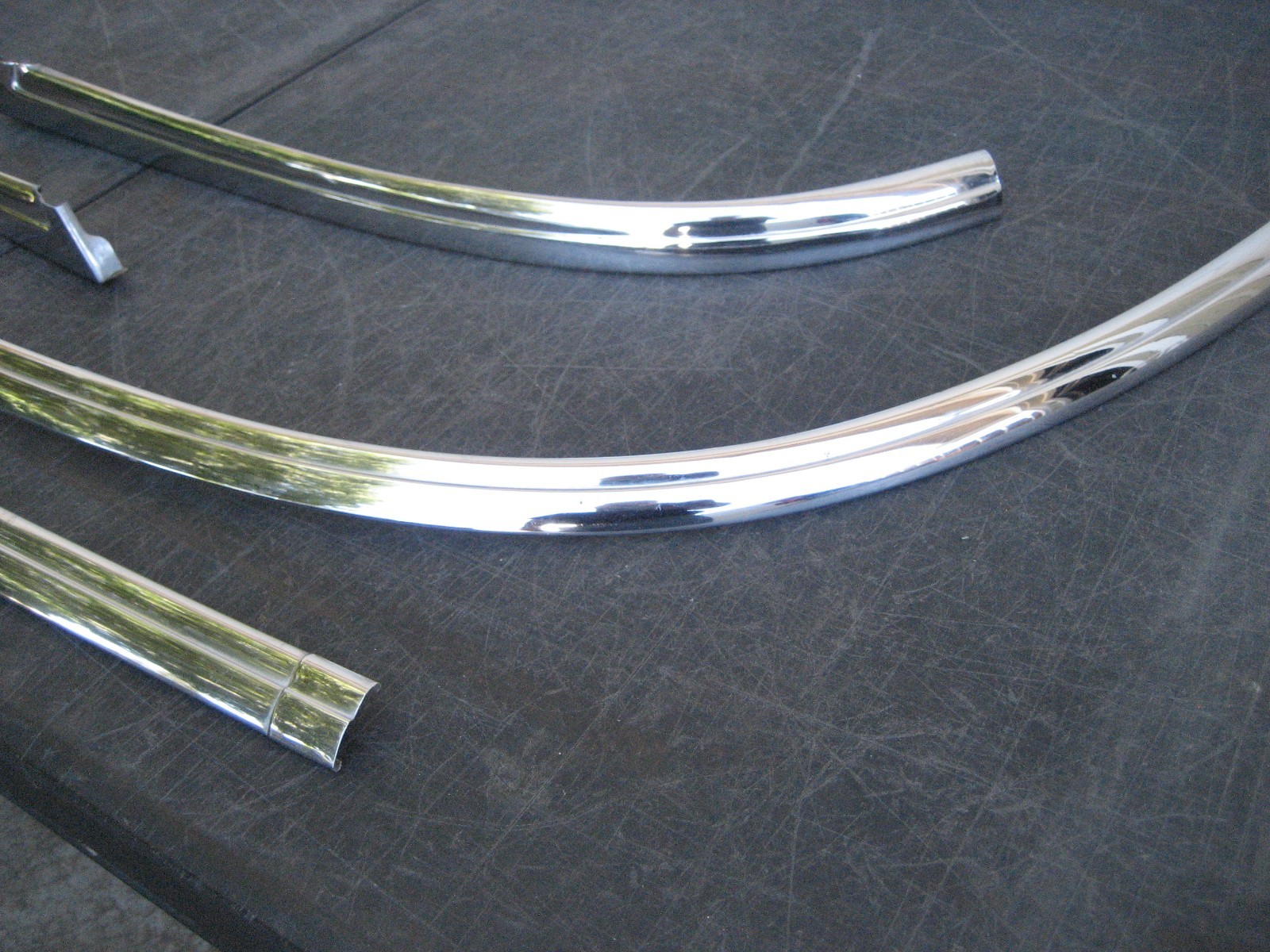 1958 BUICK WINDSHIELD MOLDING TRIM (4) PIECE-4 DOOR HARDTOP SUPER RIVIERA TRIM