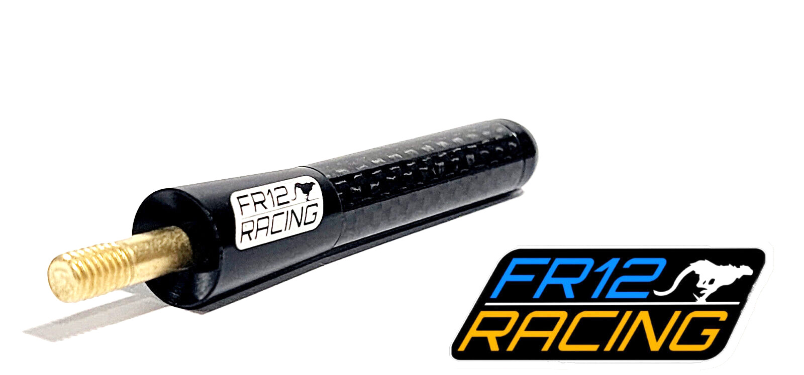 FR12 RACING 3″ CNC BILLET BLACK CARBON FIBER ANTENNA FOR 00-09 HONDA S2000