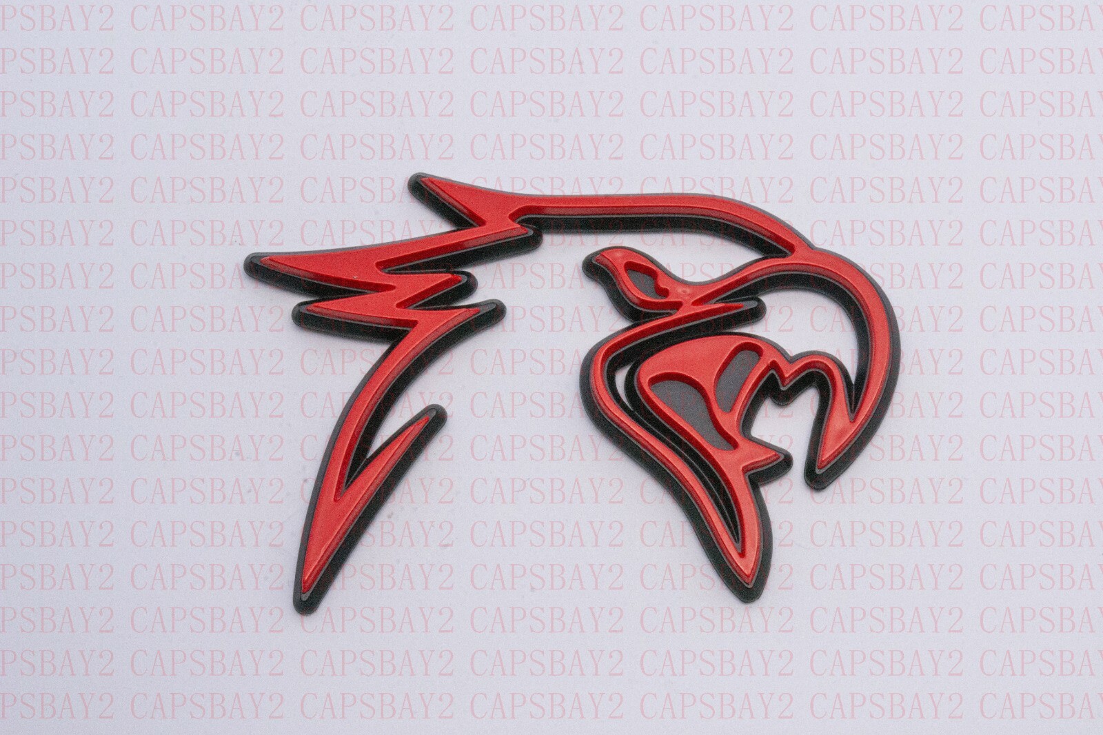 Red Black TRAILHAWK Trail Hawk Emblem Decal Nameplate Fits Jeep Dodge Chrysler