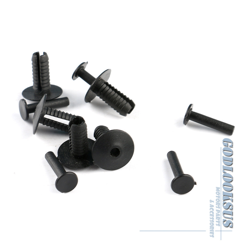 10Pcs Bumper & Wheel Arch Plastic Rivet Body Panel Retaining Trim Clips for BMW