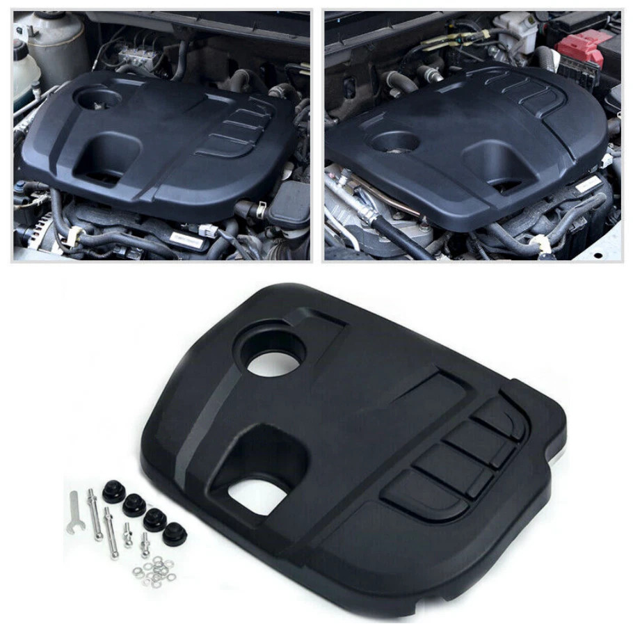 ABS Auto Front Engine Cover Bonnet Hood Cover black For 2017-2020 Nissan Kicks