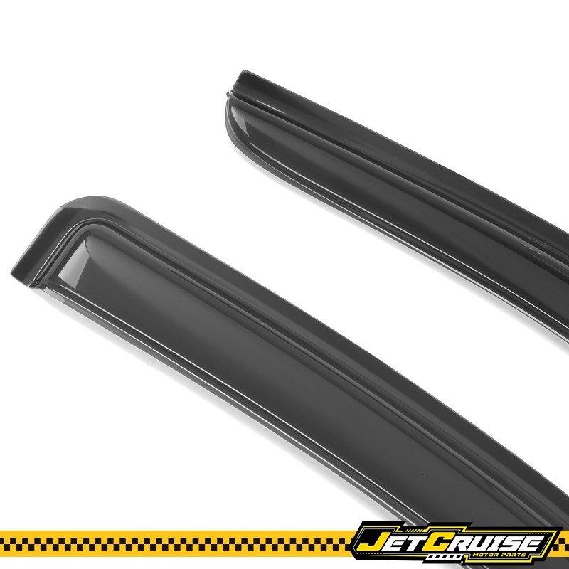 Fits 14-19 Chevy Silverado GMC Sierra Extended Cab Acrylic Window Visors 4pcs