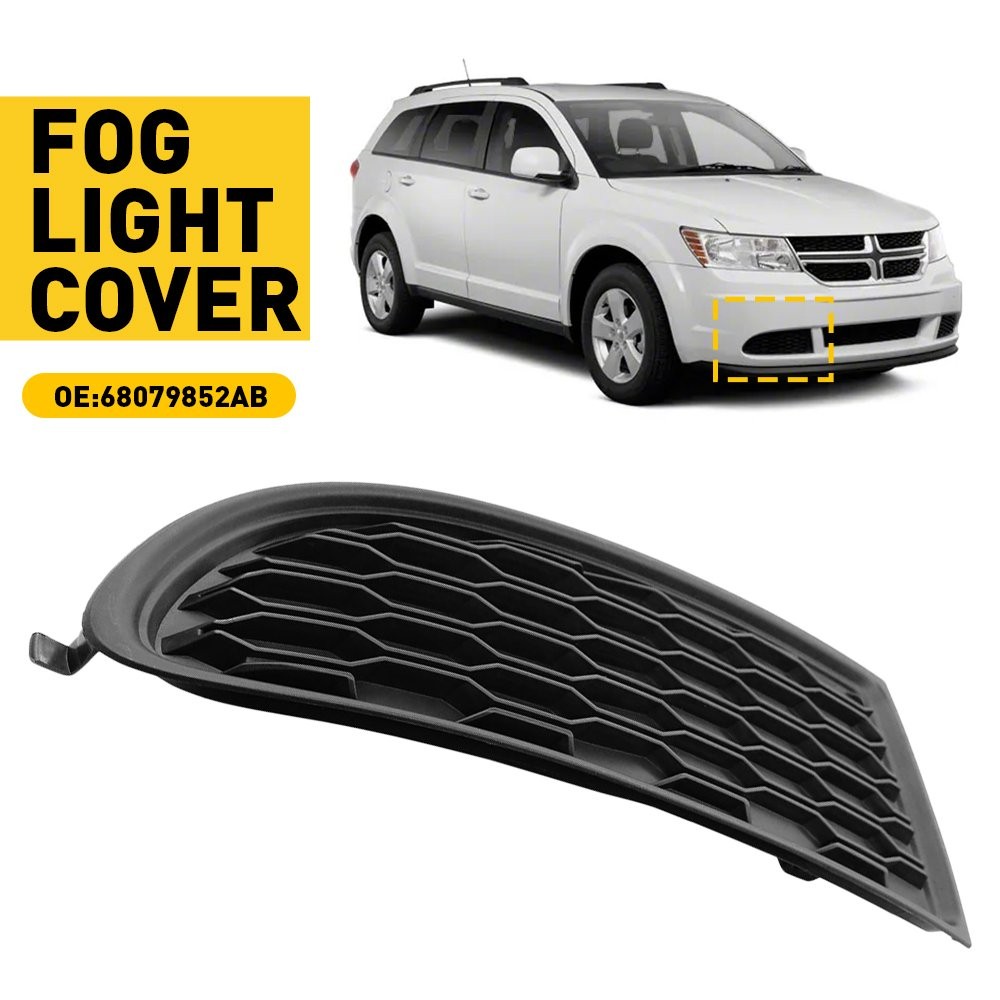 Front Right Side Fog Light Grille Cover 68079852AB 11-20 for Dodge Journey LN EO