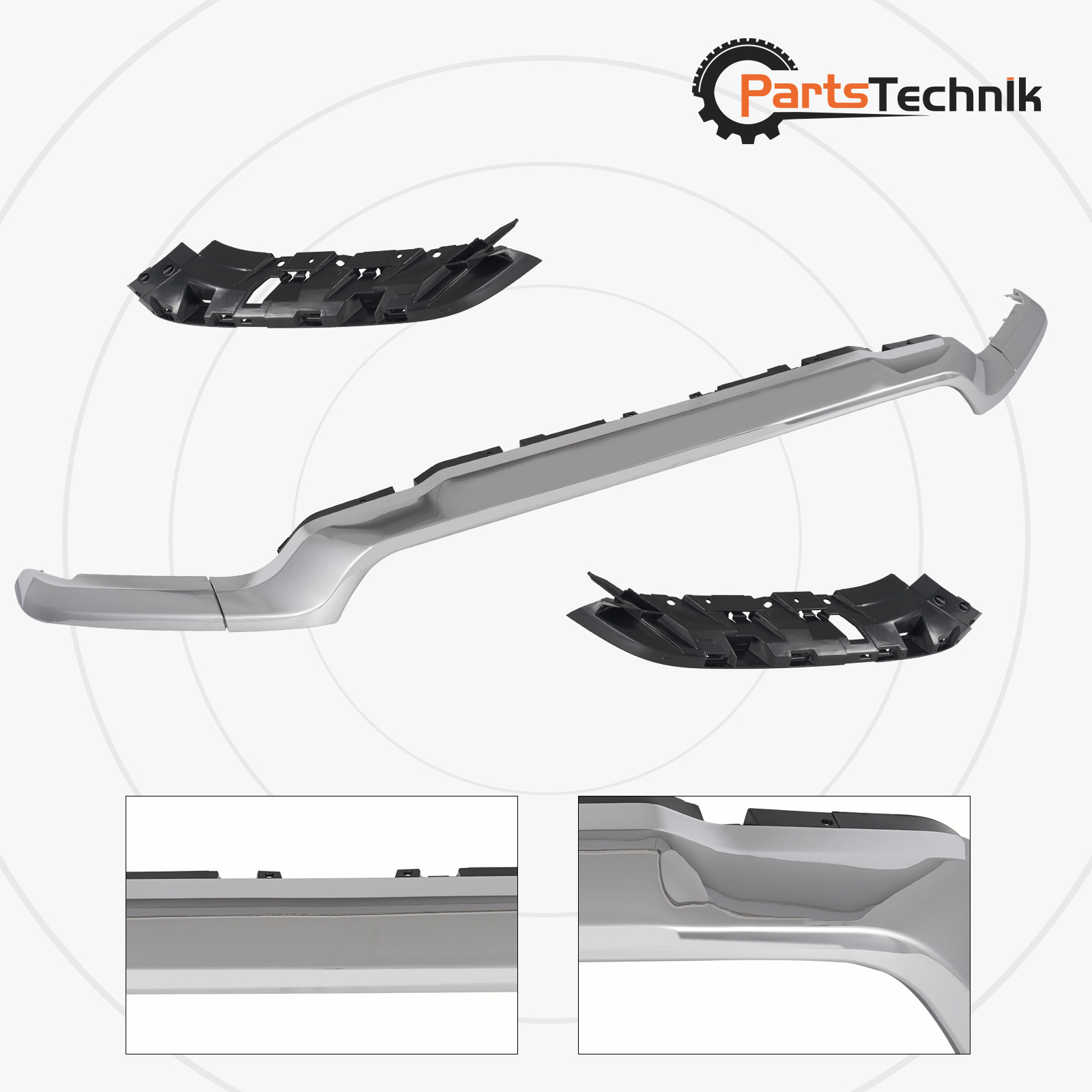 CH1217102C Front Upper Grille Molding Trim For Ram 2500 3500 2019-2024 Chrome
