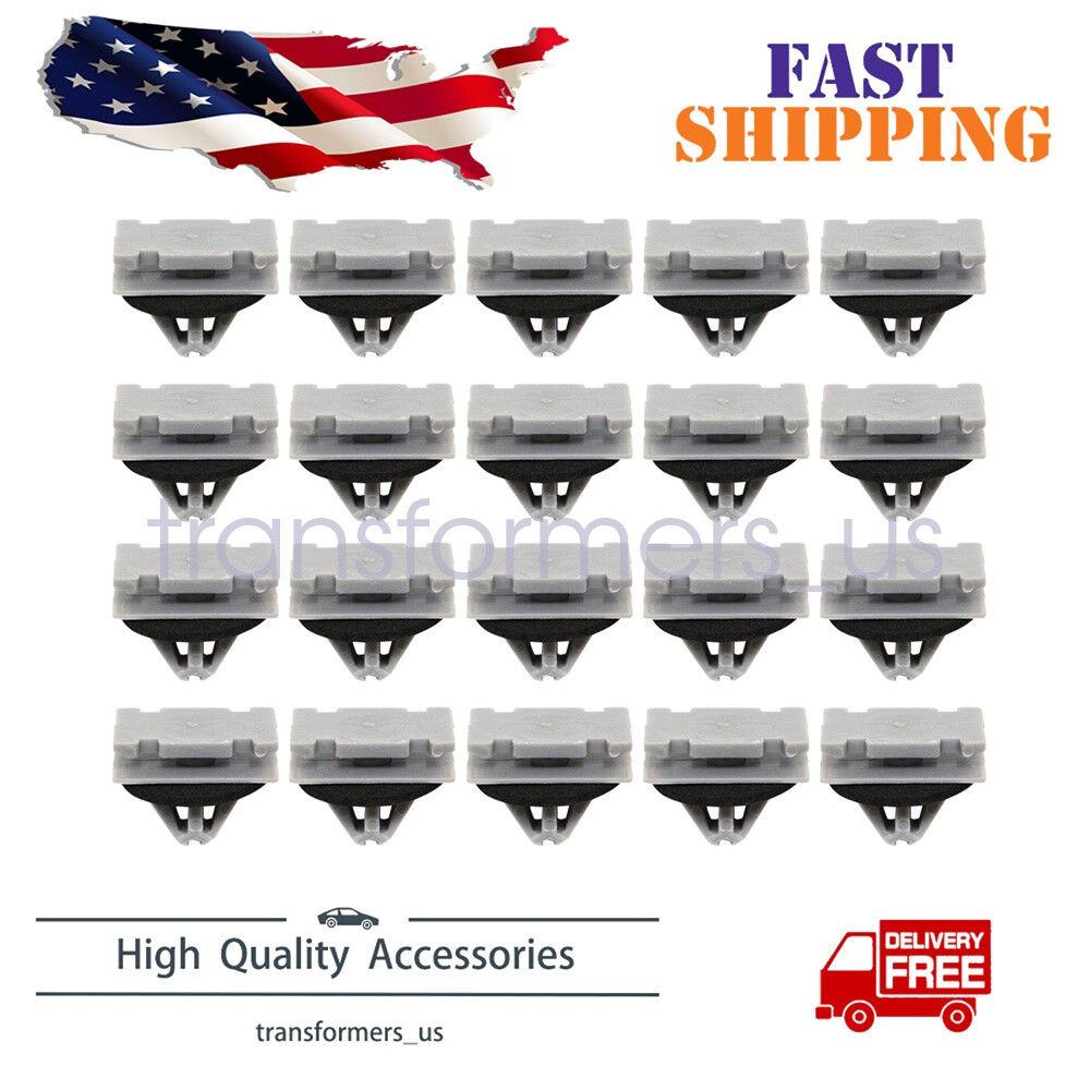 20Pcs Fender Flare Molding Clips Fit Chevrolet Traverse Jeep Grand Cherokee