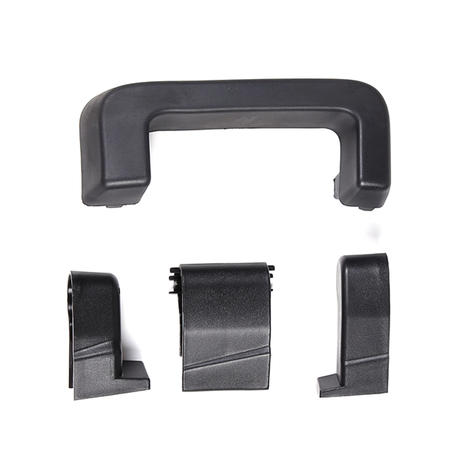 For Toyota FJ Cruiser 2007-2021 Exterior Tailgate Door Hinge Cover Trims Black