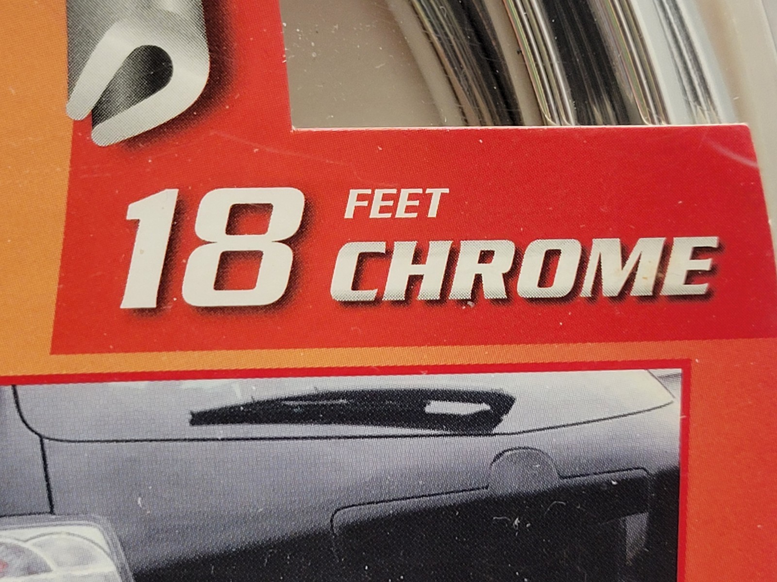 Cowles T5605 Chrome U Channel Edge Trim 18′ for protecting your car door edges