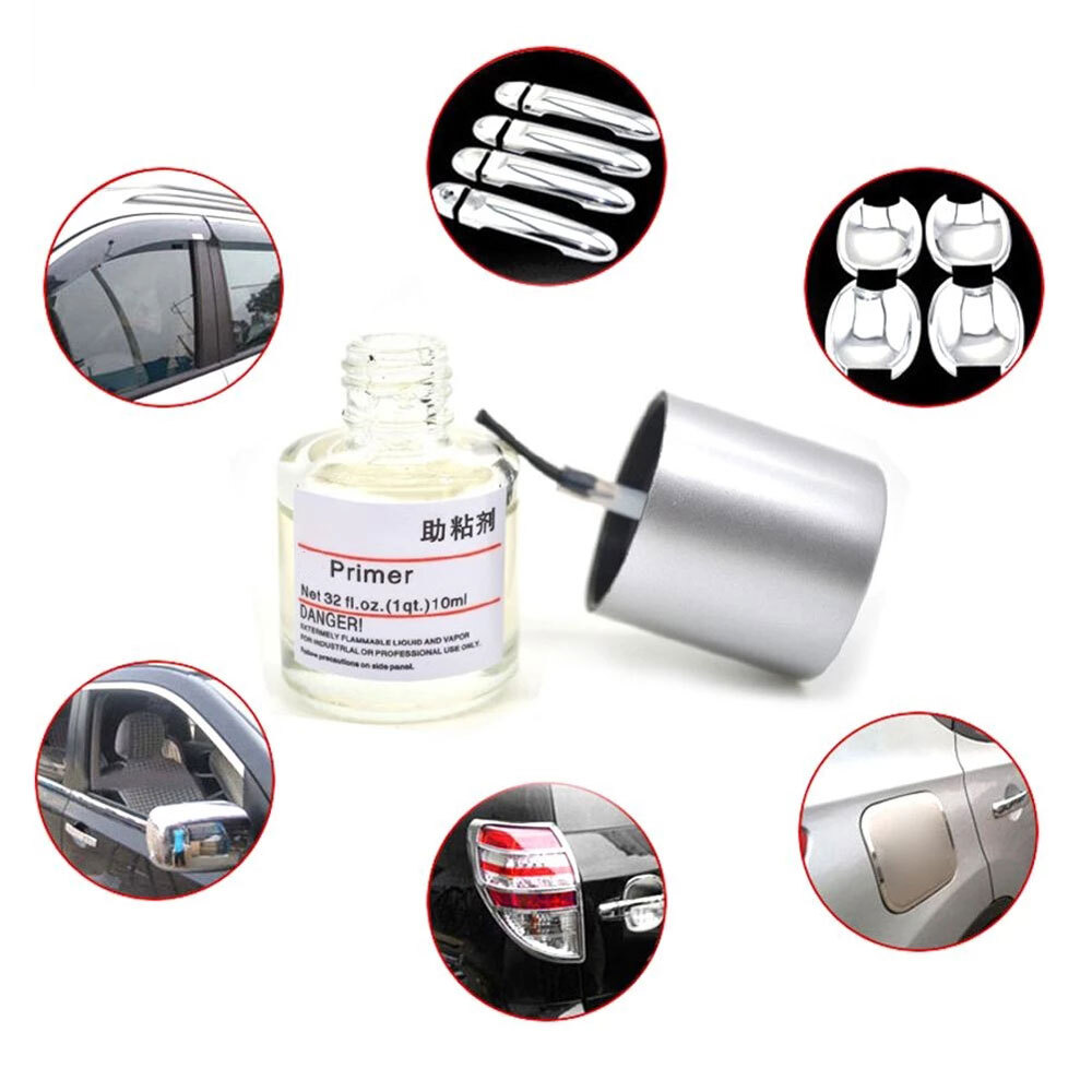 10ML Primer Double Sided Tape Adhesive Promoter Quick Dry Enhanced Viscosity