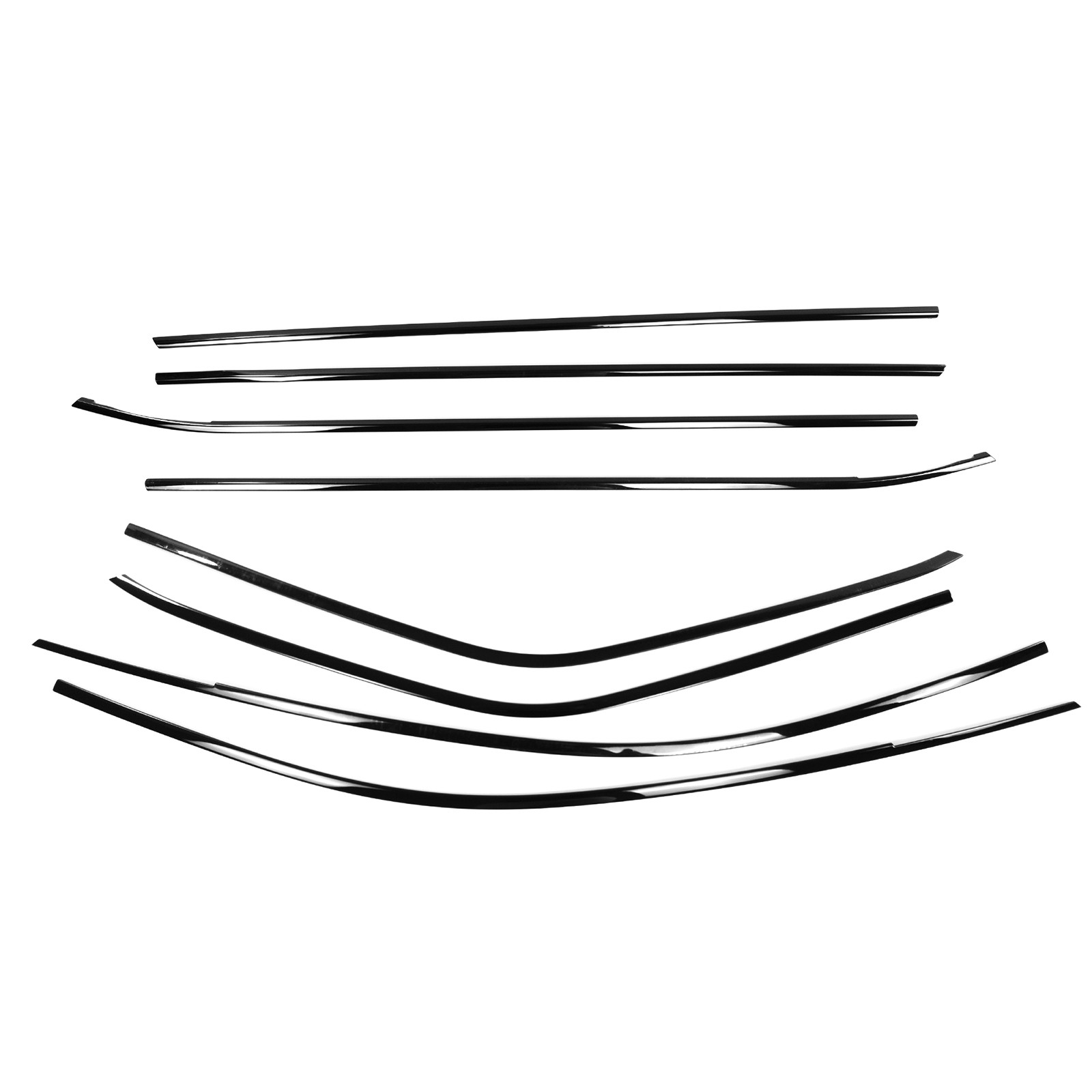 Gloss Black Window Strip Trims For Toyota Camry 2012-2015 2013