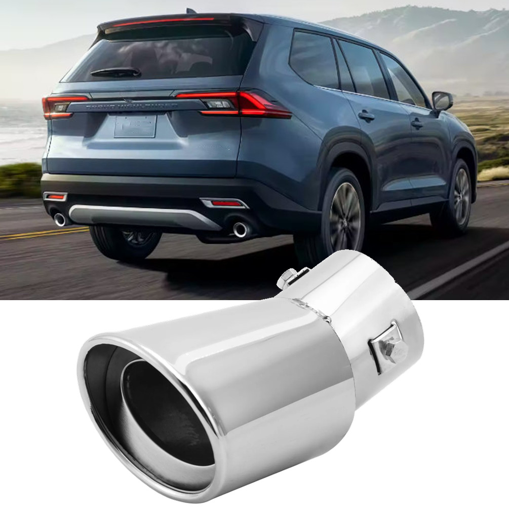 Exhaust Pipe Tip Rear Tail End Muffler 1.5-2.1″ For Toyota Grand Highlander 2024