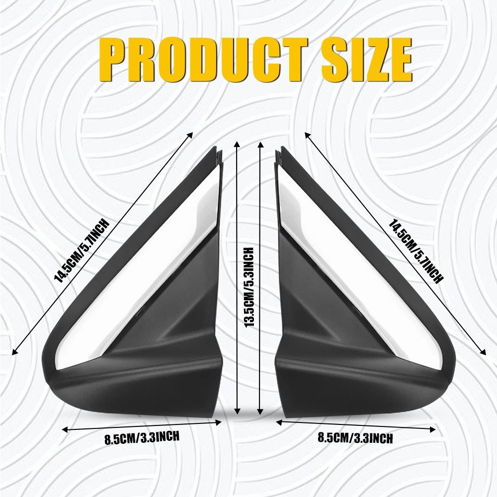 2-20PCS LH&RH Fender Pillar Trim Mirror Corner Molding for 2016-2022 Honda Pilot
