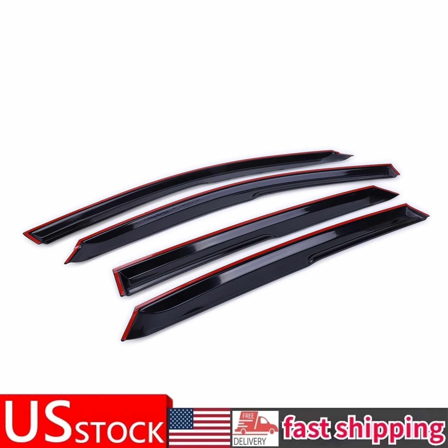 For Honda Accord 4 Door Sedan 2018-2022 front left rear right Window Rain Guards