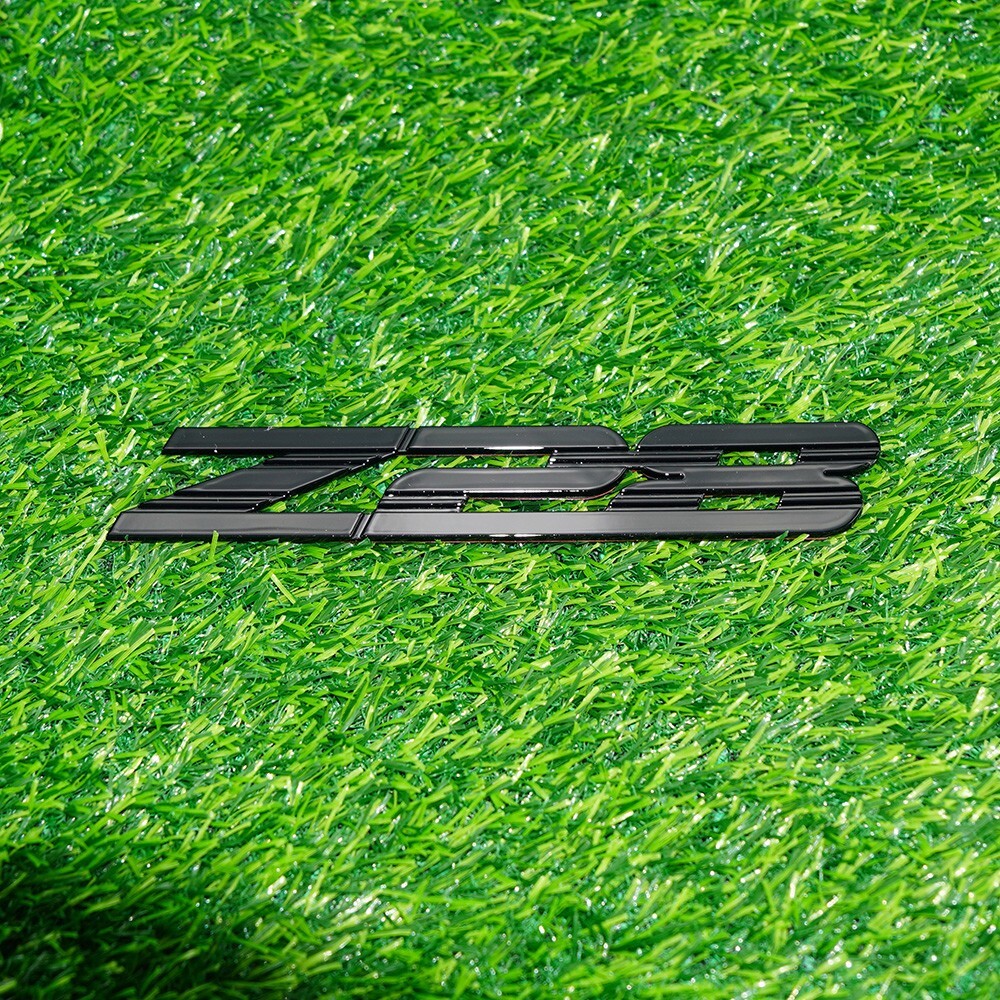 2pc Z28 Logo Fits 1993-2002 Front Fender Emblem Badge 10139552（Gloss Black）