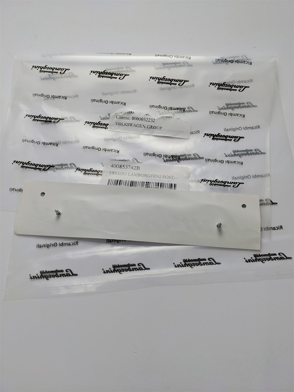 Rear Script Emblem Badge Compatible with Lamborghini Huracan Gallardo 400853742B