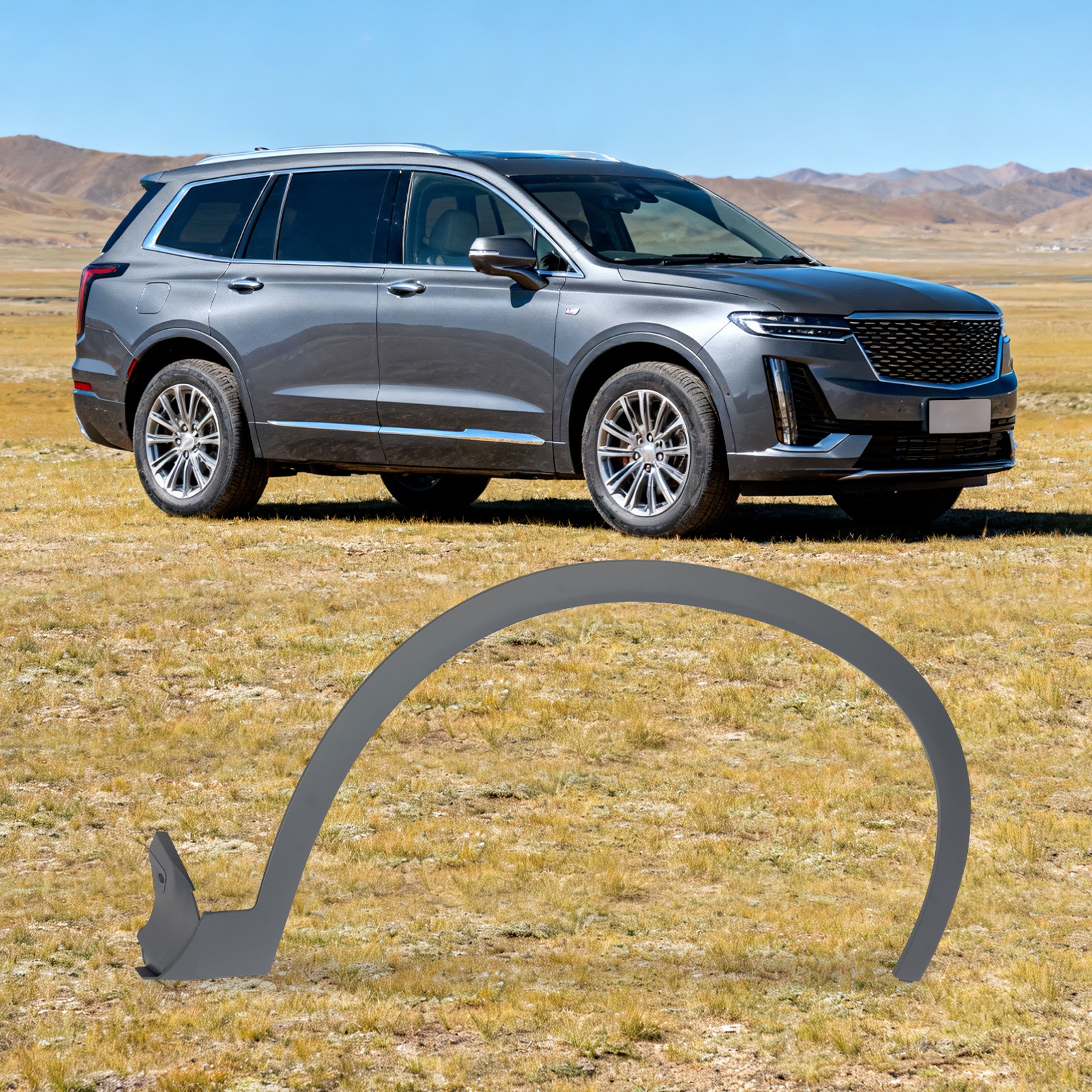 For Cadillac XT6 2020-2024 84764040 Right Side Fender Flares Wheel Molding Trim