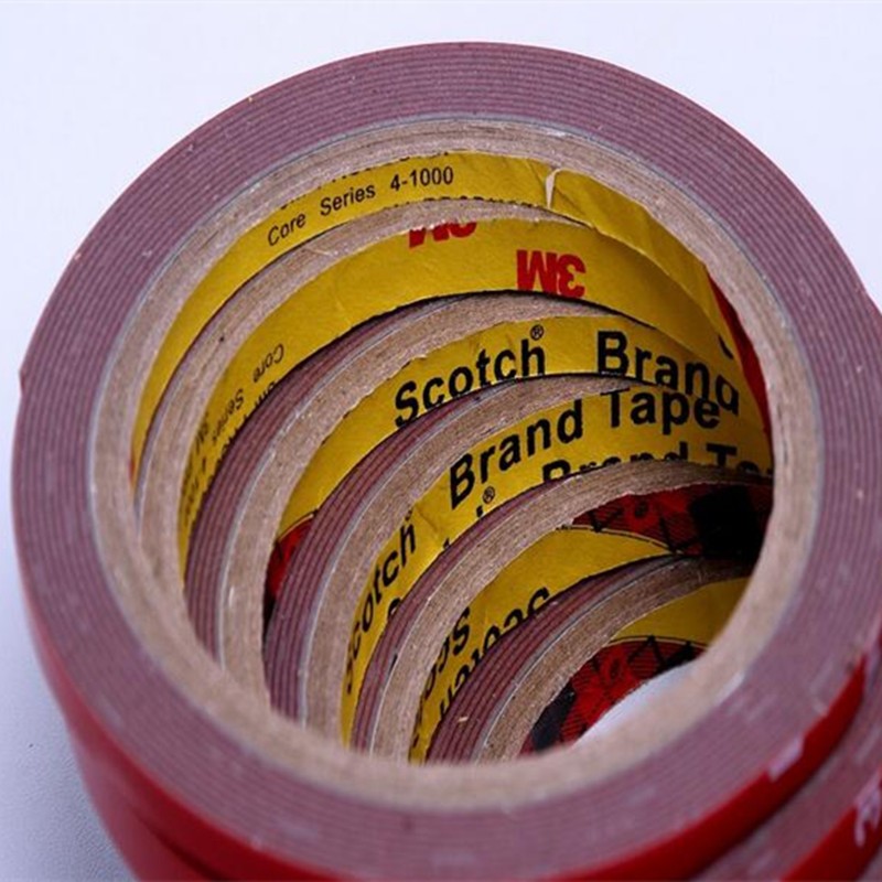 10 Pcs Practical Red 3m*10mm Car Off-Road Acrylic Foam Double Side Tape Adhesive