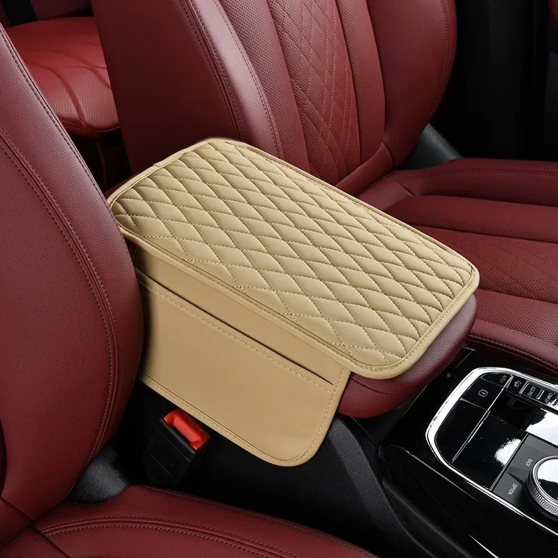 Universal Car Armrest Pad Cover Center Console Box Cushion Mat Protector Gift US