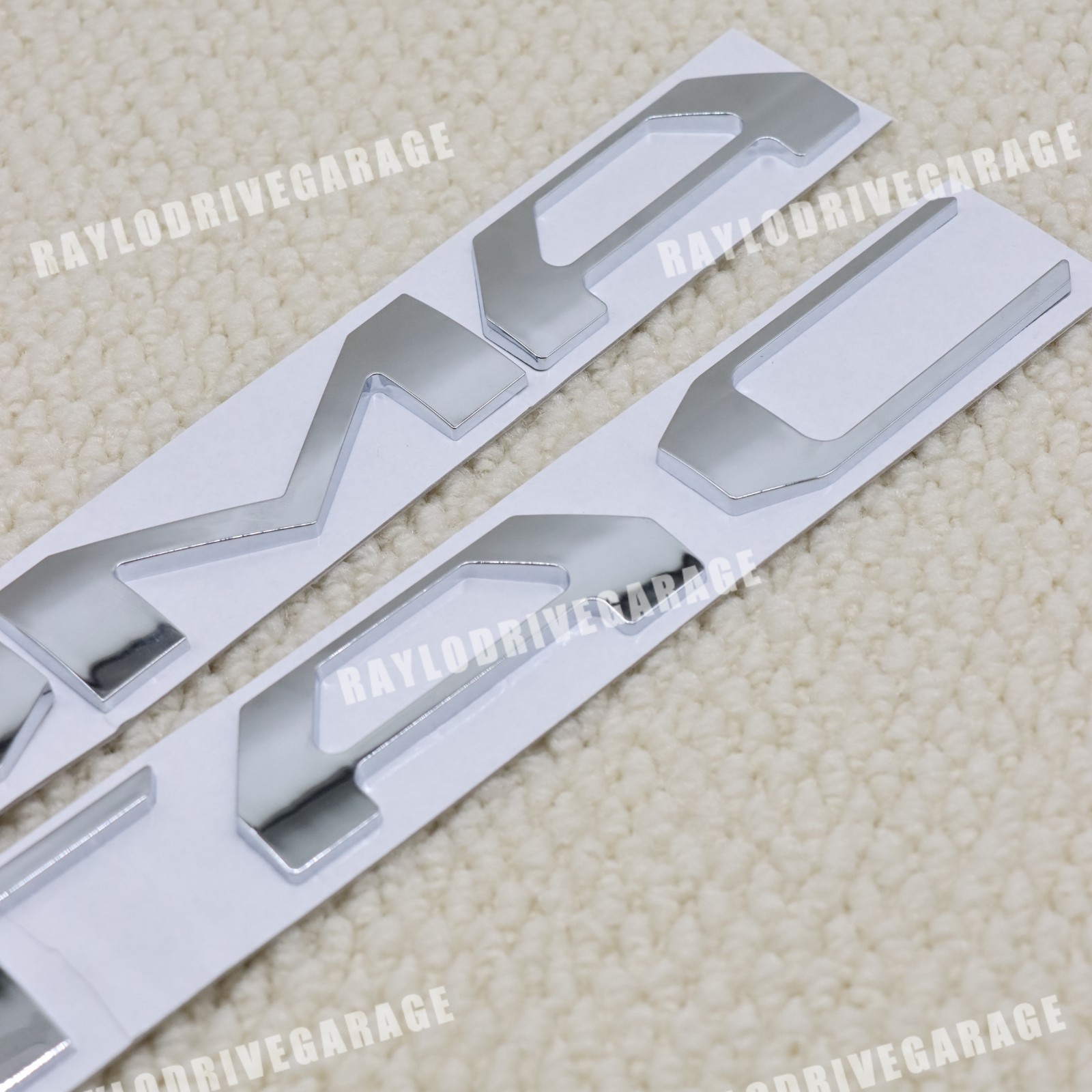 3D Raised Tailgate Insert Letters For 2016-2023 Tacoma Chrome Emblem ABS plastic
