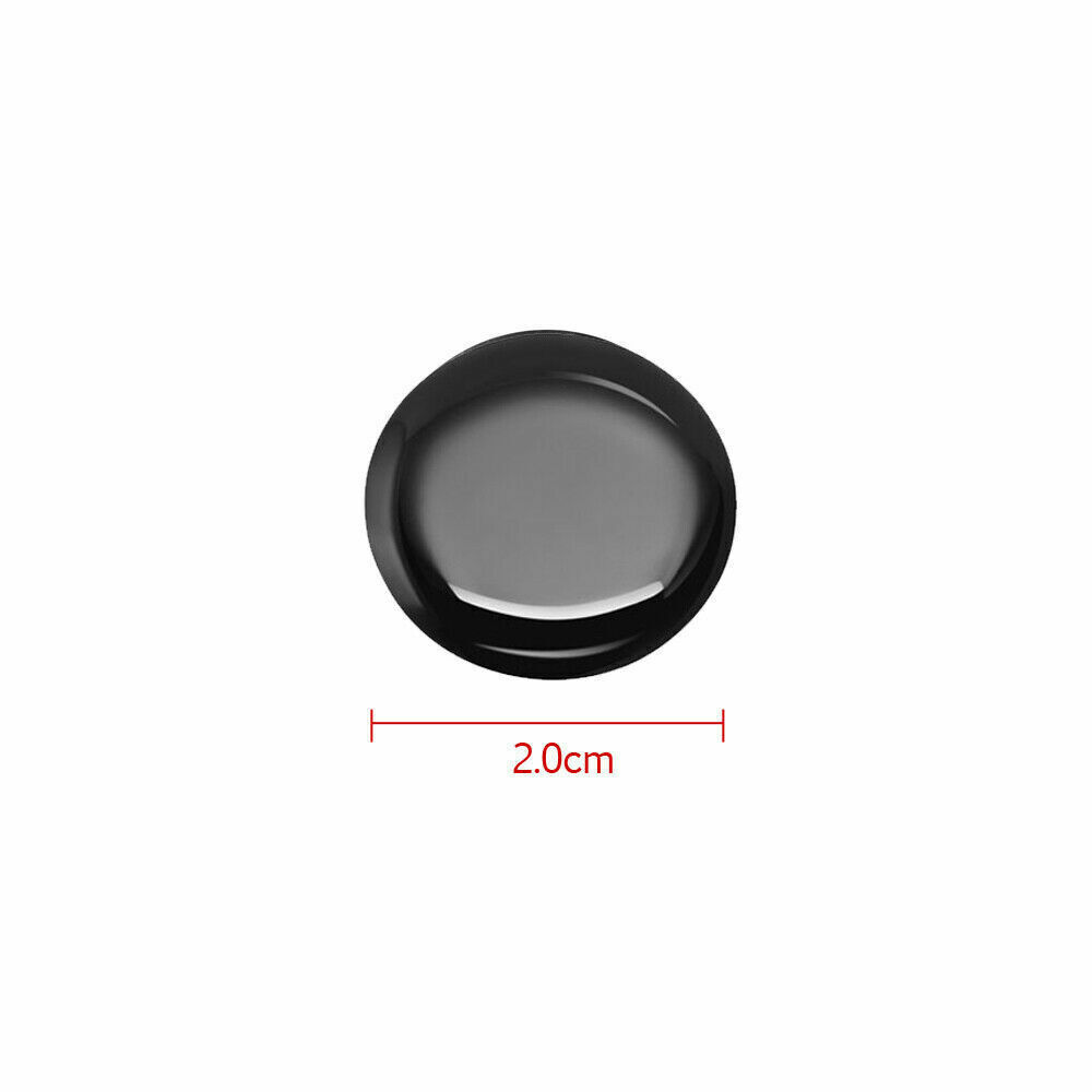 4x Black Universal Car Door Lock Keyhole Sticker Cover Protector Car Accessories