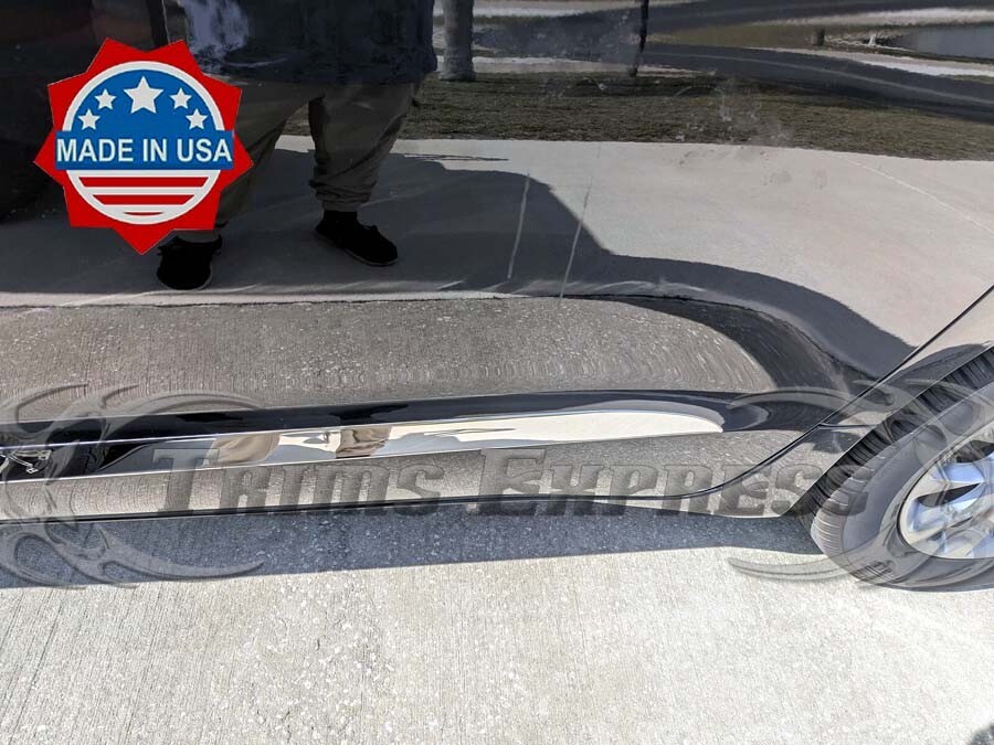 fit:2017-2023 Chrysler Pacifica 4Pc Flat Body Side Molding Trim ABL 1 3/4″