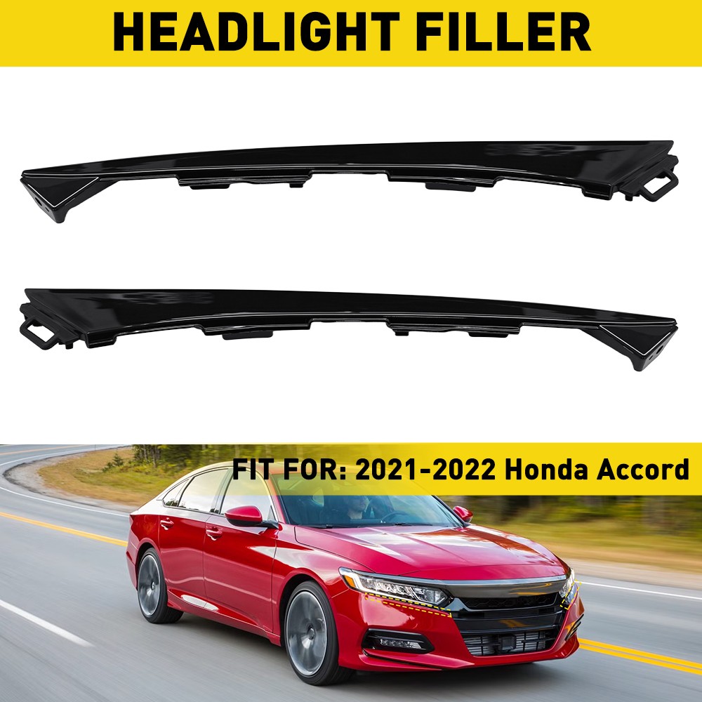 Front Bumper Grille Molding Trim Left Right Fits Honda Accord 2021 2022 2-10X