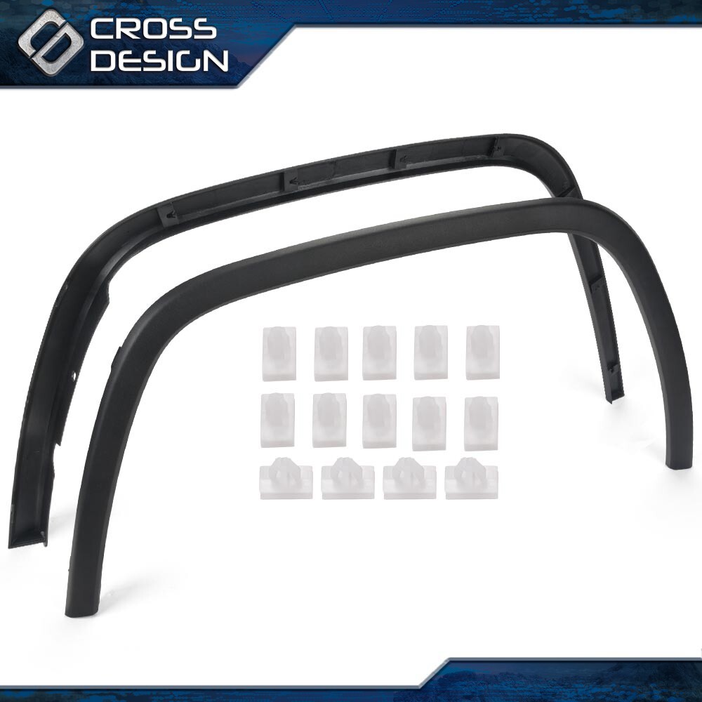 Fit For 2011-2017 Jeep Grand Cherokee Fender Flares Front Left Right Side Black