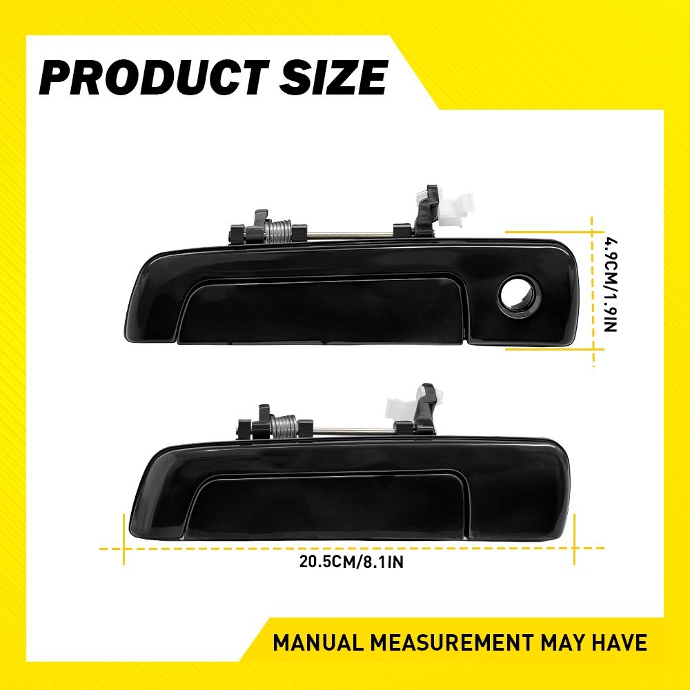 4-40x Outside Door Handle Left Right Front Rear Fit 1997-2000 Mitsubishi Mirage