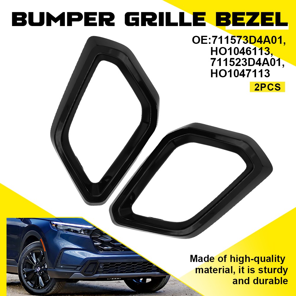 For 2023-2025 Honda CR-V Front Bumper Grille Bezels Lower Trim Left Right Side