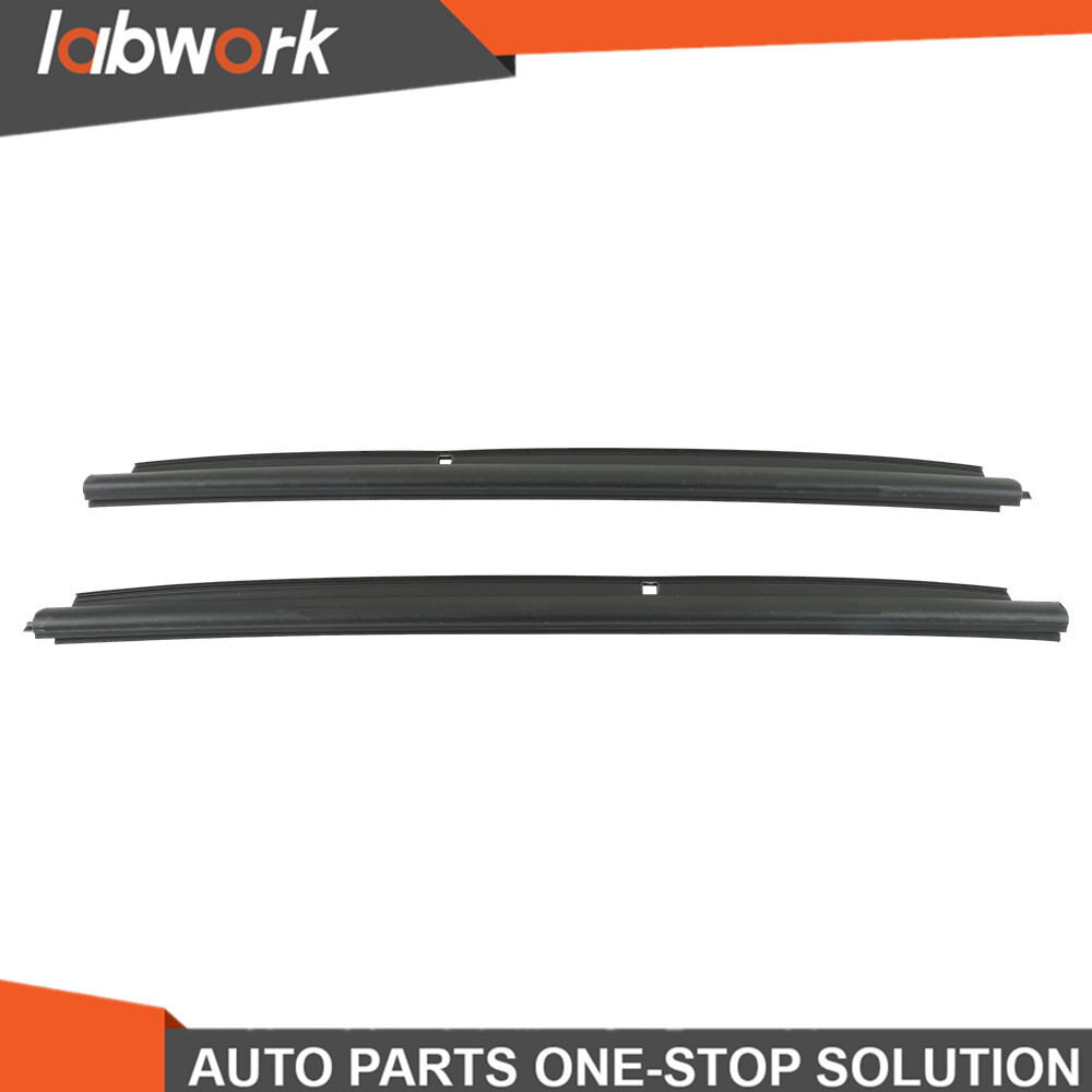 Labwork Front Outer Window Sweep Seals Pair For 99-06 Silverado/Sierra 1500 2pcs