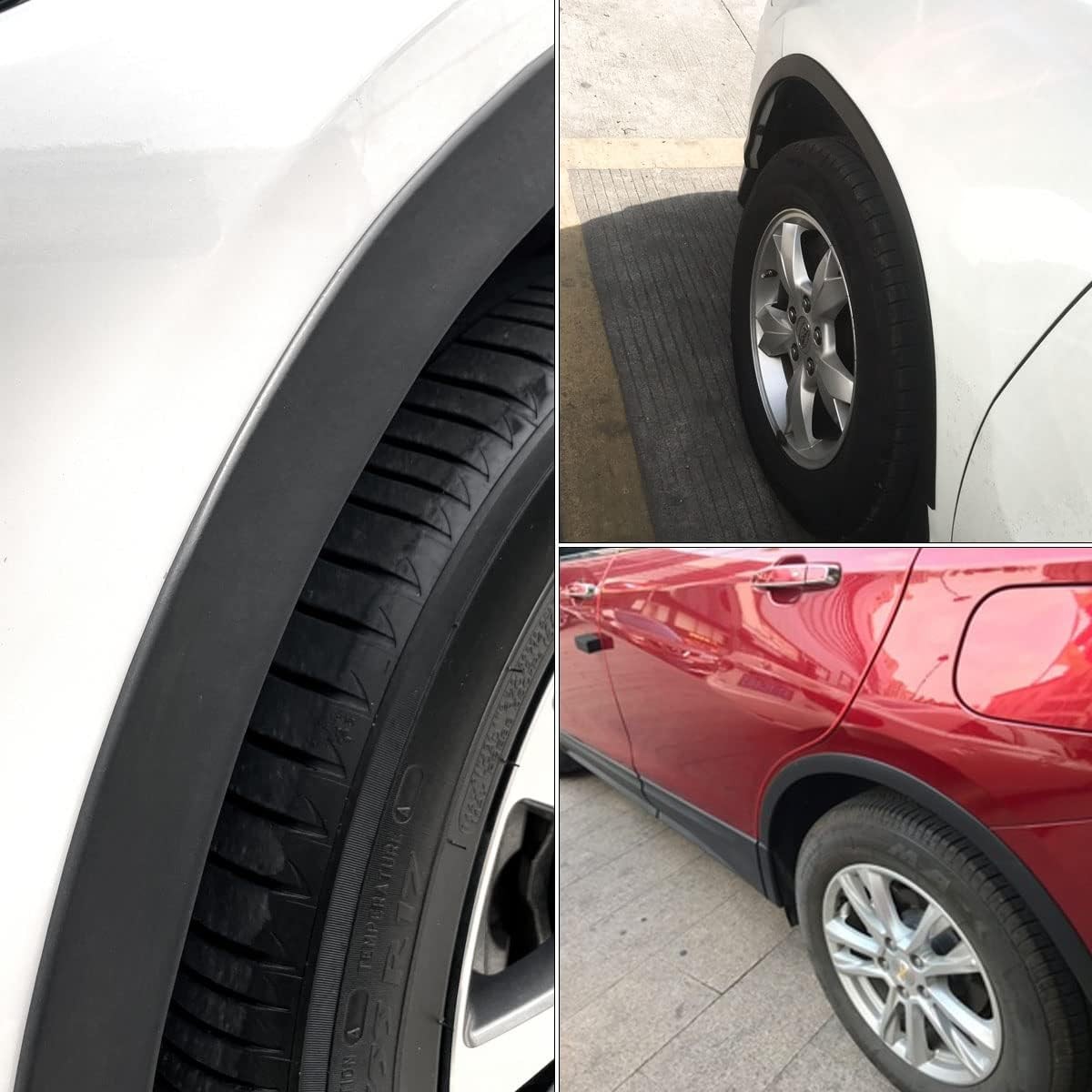 20Ft Wheel Eyebrow Arch Trim Fender Flares Protector Strip for Chrysler Vehicle