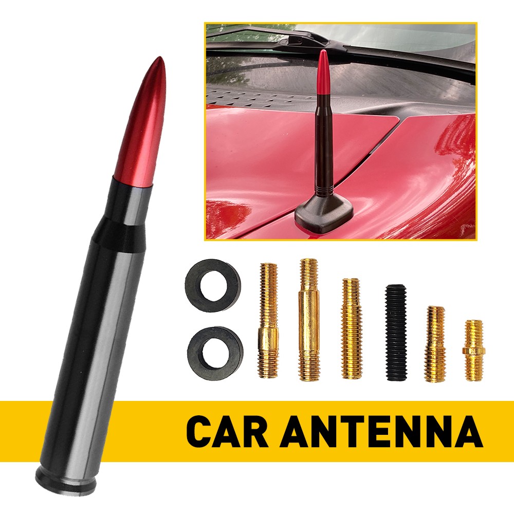BULLET ANTENNA for DODGE RAM 1500 RAPTOR BRONCO FORD F150 TRUCK 50 CAL CALIBER