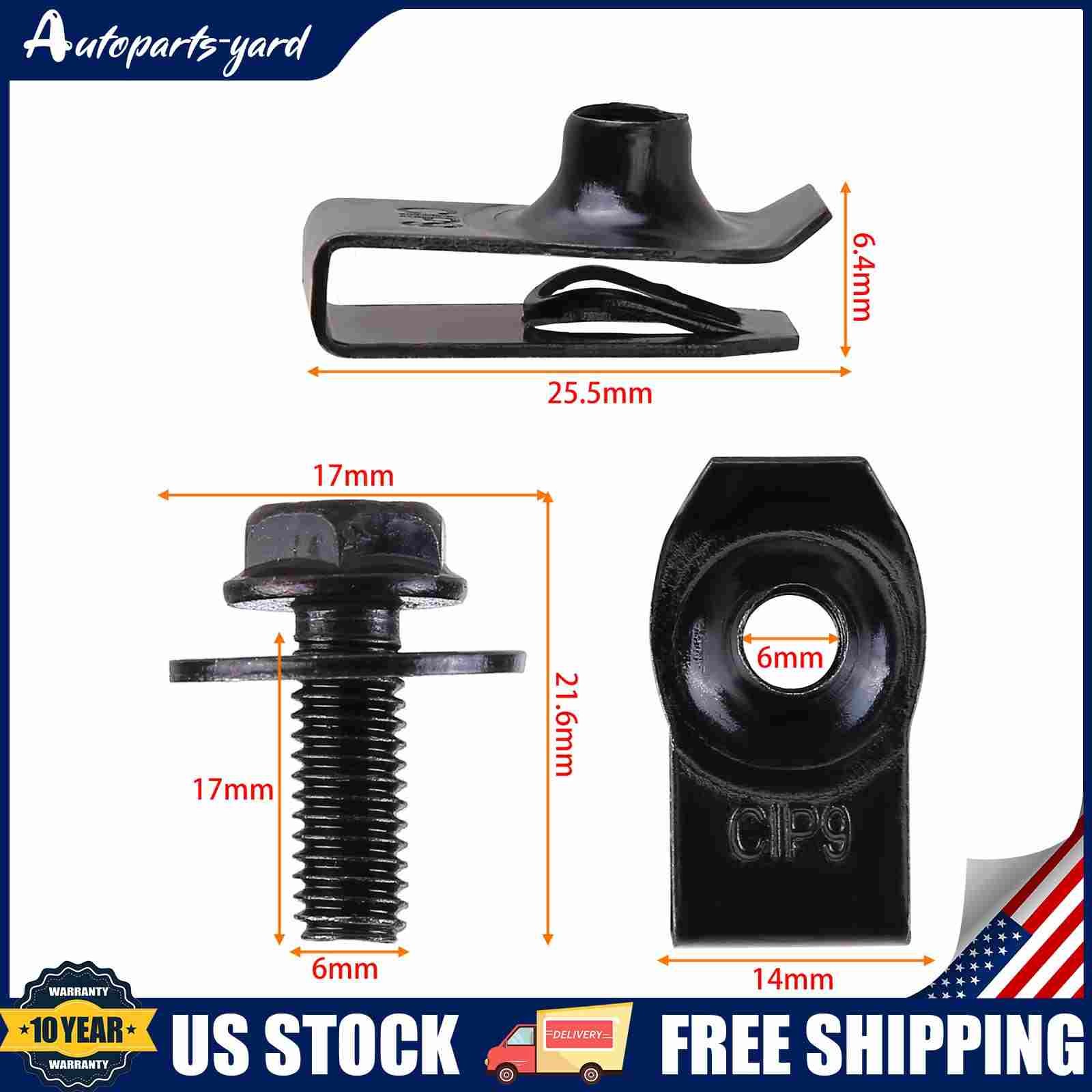 35x New Fastener Clip Fit For Honda And Most Of Car Models US Stock
