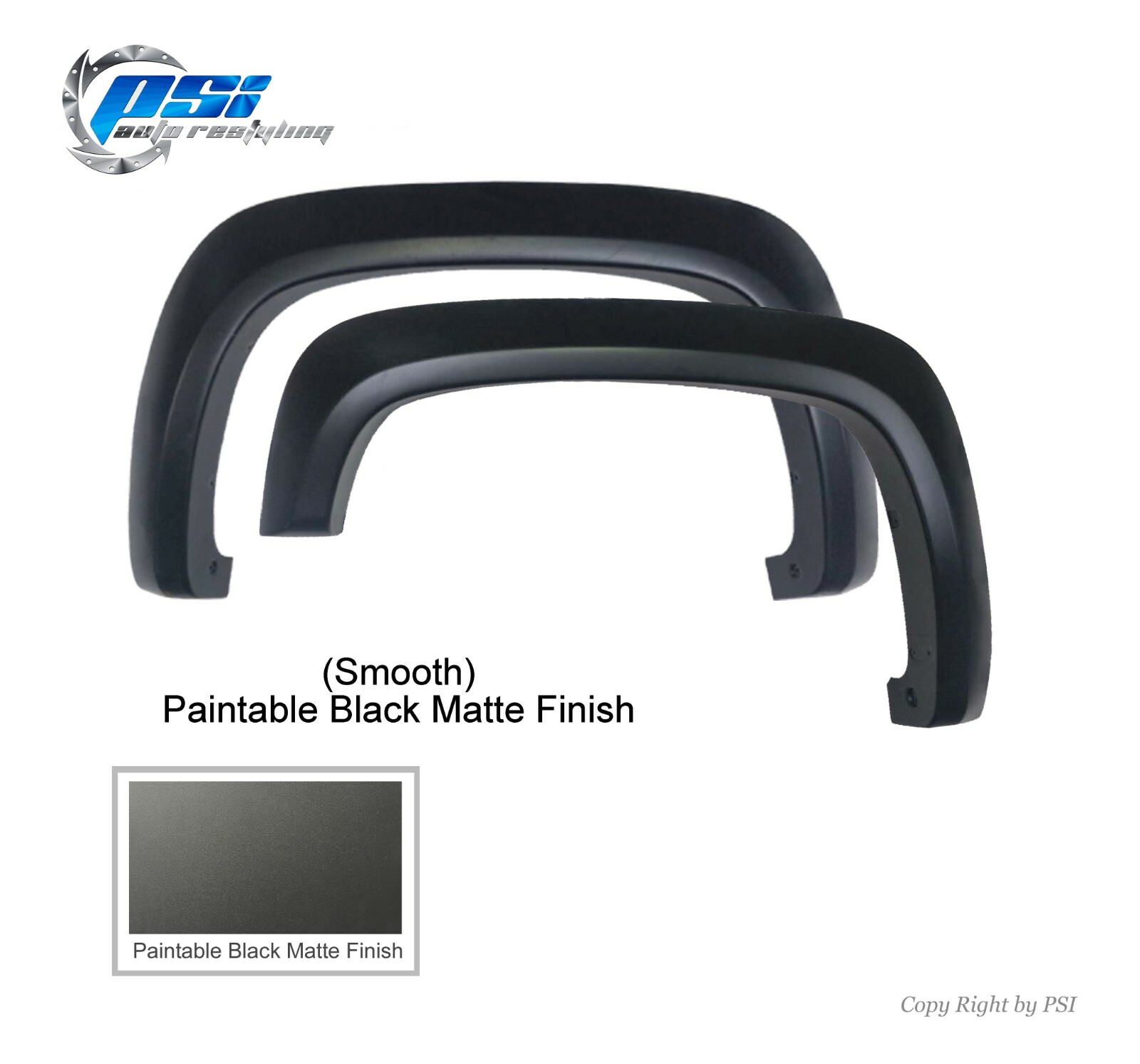 Extension Style Fender Flares Fits Silverado 2500 HD 3500 HD 2020-2021 Paintable