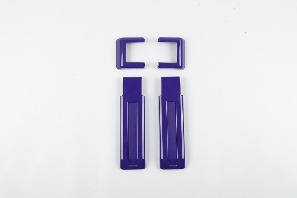 Purple Tailgate Hinge Trim Spare Tire Covers For Jeep Wrangler JK JKU 2007-2017