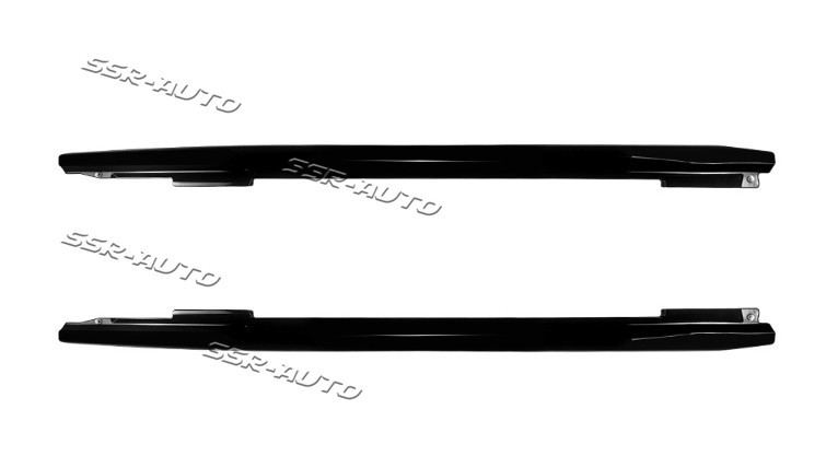 For 2007-2017 Audi A5 8T 4-Door Sportback Gloss Black ABS Side Skirt Spoiler