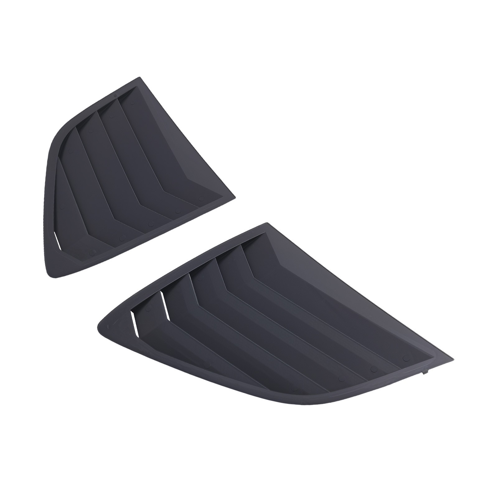 ABS Window Louvers Gloss Black for Honda CR-V 2023-2024 Sun Protection Cover