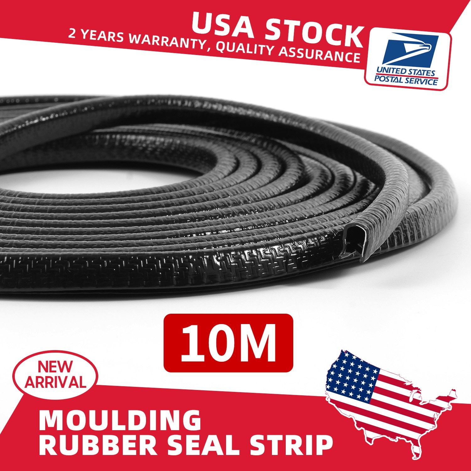 New 10M Car Auto Rubber Seal Trim Molding Door Edge Lock Protector Weather Strip