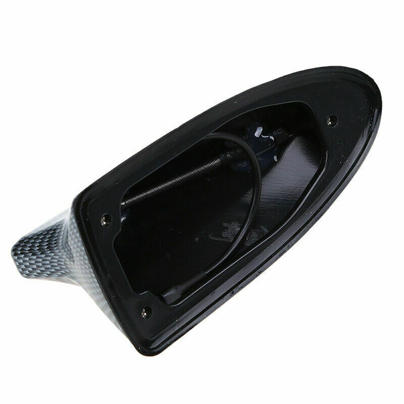 Car SUV Shark Fin Roof Antenna Radio AM/FM Signal Aerial Universal Carbon Fiber
