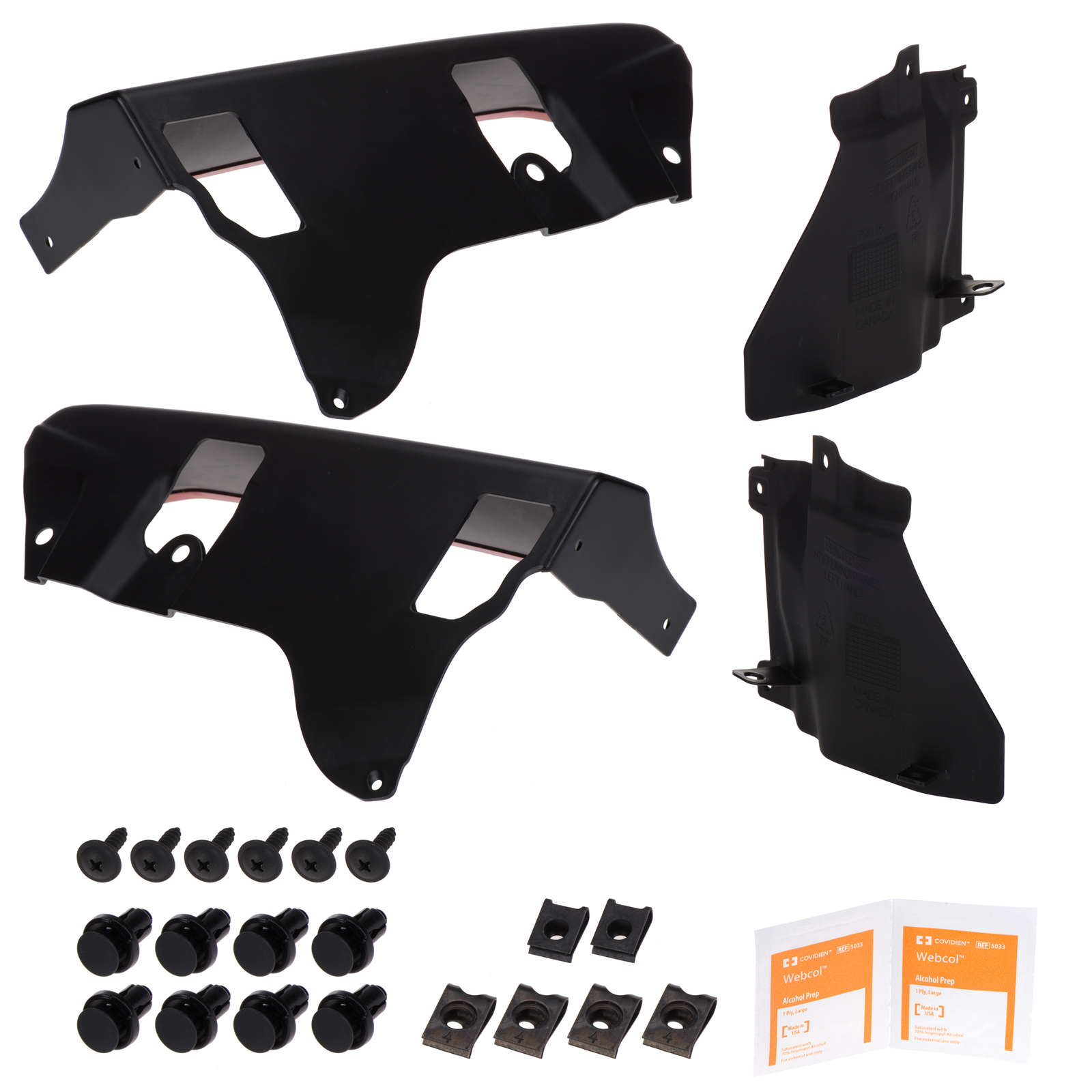 OEM 2017-2018 Subaru WRX STI Rear Aero Splash Guards Unpainted J101SVA000NN