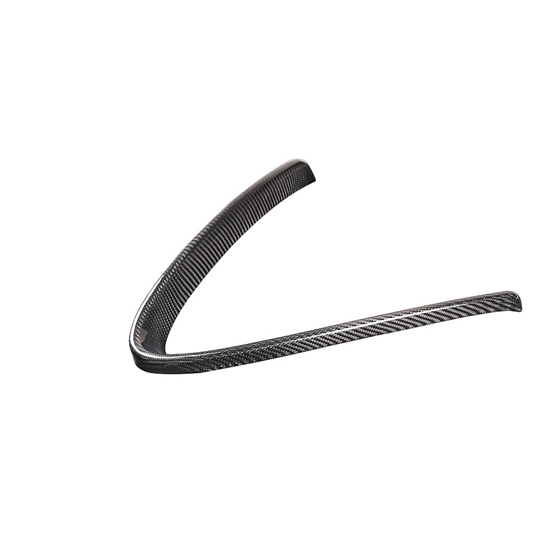 FOR 2017-22 ALFA ROMEO GIULIA BASE CARBON FIBER FRONT V SHAPE GRILLE COVER TRIM