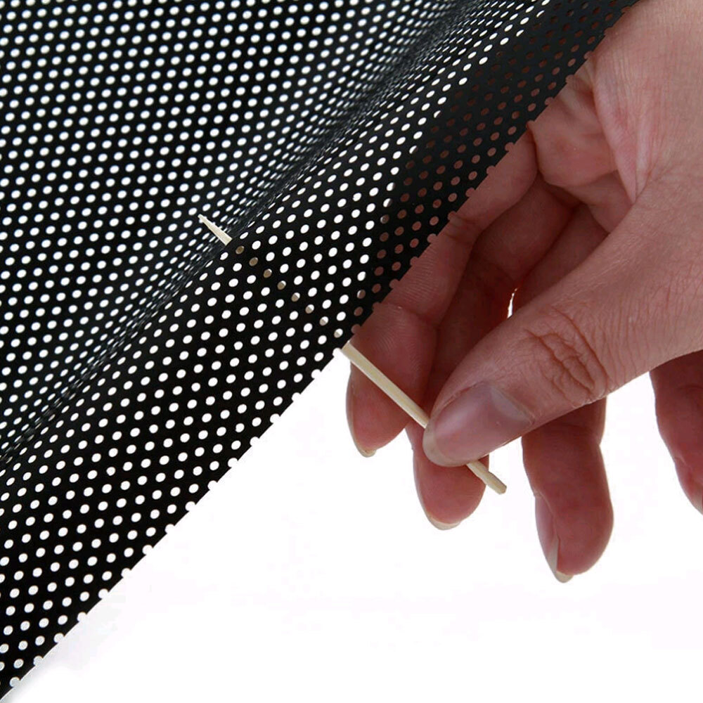 2pcs Car Side Window Mesh Film Windshield Net Sun Shade Stickers UV Protection