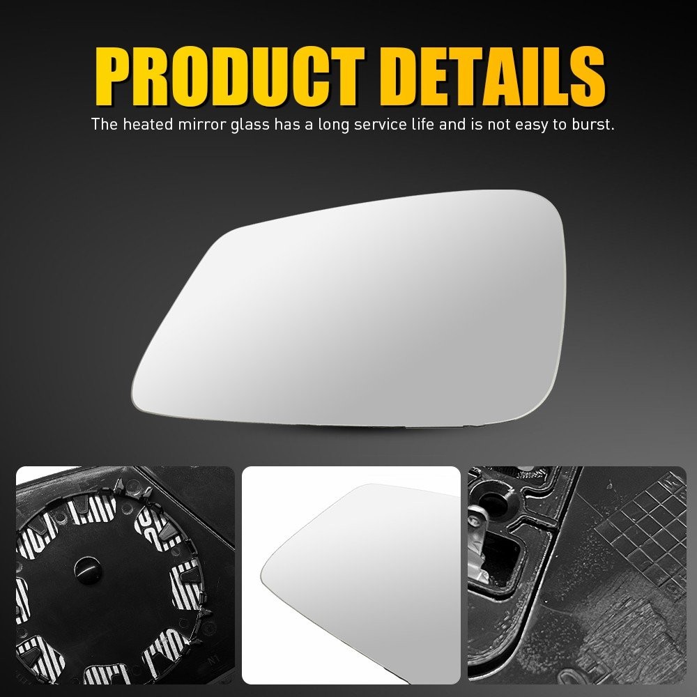 1/2SET BM1324114 Left Heated Mirror Glass For BMW 320i 328d 328i 428i 440i