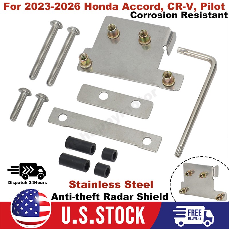 For 2023-2026 Honda Accord Radar Sensor Protector Cover CR-V, Pilot – Stainless