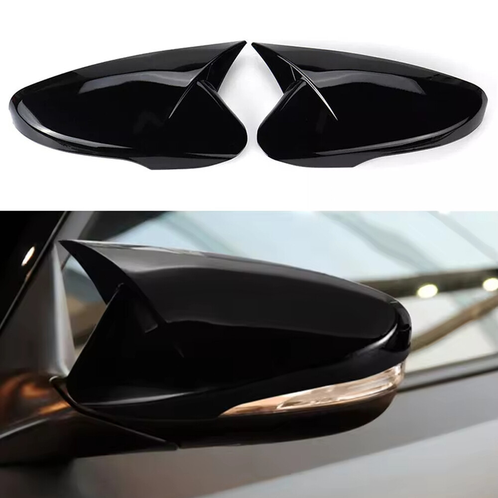 ABS Gloss Black Rearview Mirror Cover Shell Cap For 2012-2017 Hyundai Veloster