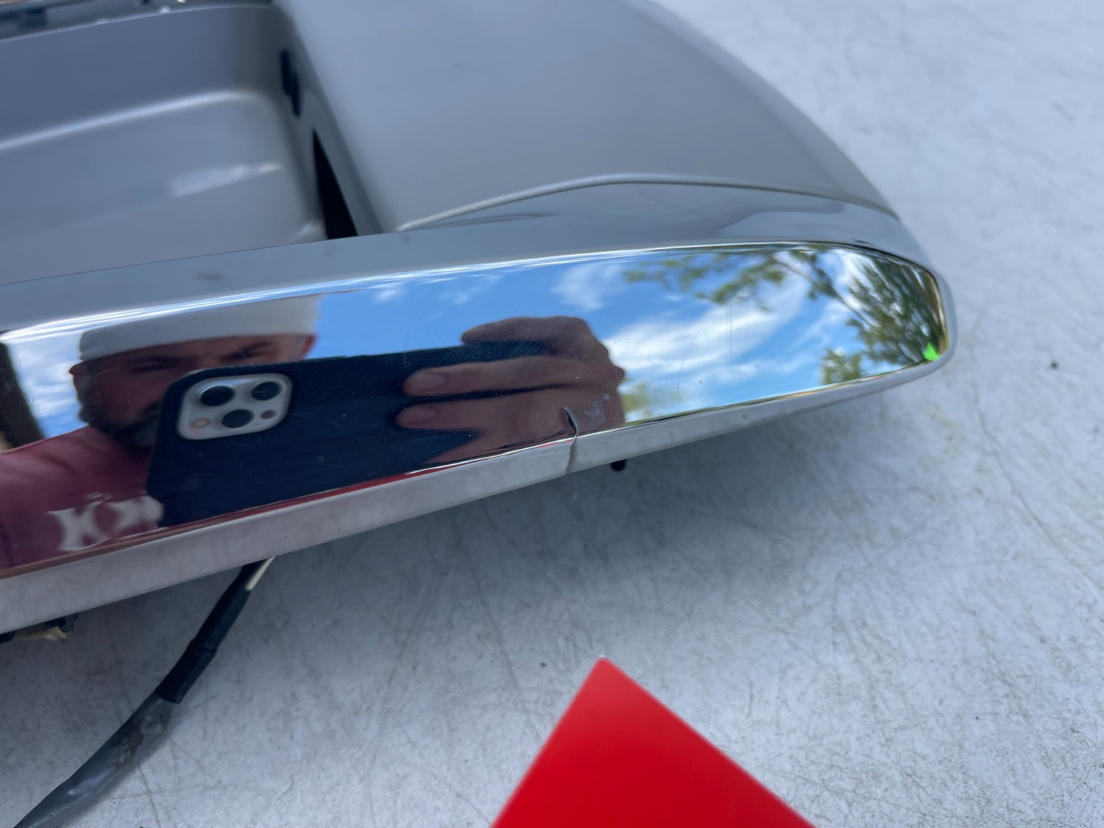 2010-2013 LEXUS GX460 TRUNK LIFTGATE LICENSE PLATE SURROUND TRIM SILVER 1G1 OEM